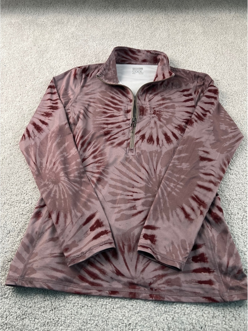 32 Degrees Cool Women’s Small Tie Dye 1/4 Zip Pullover